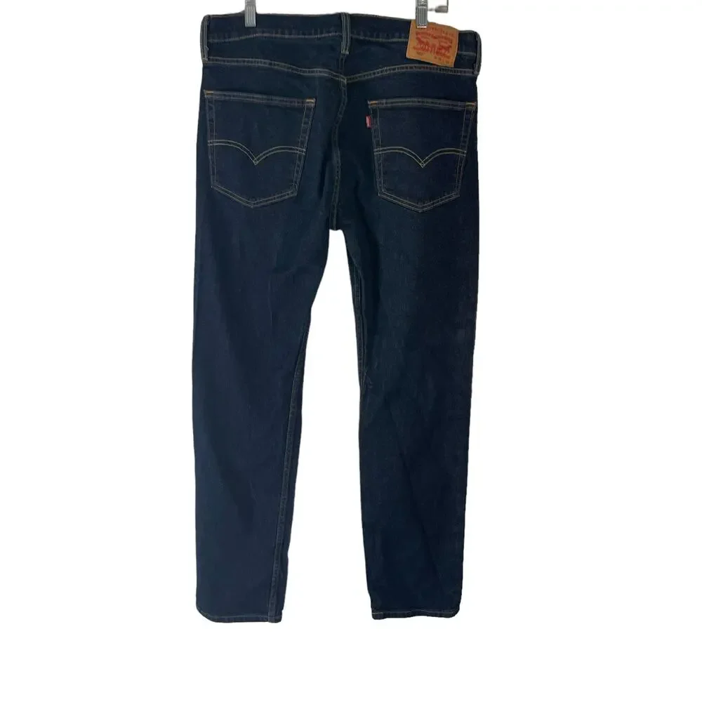 Levi's‎ NWOT 501 Men's Size W 36 X L 32 Dark Wash Straight Jeans
